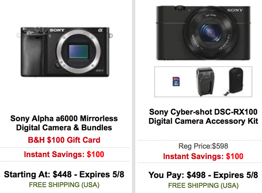 Sony-cameras-deals