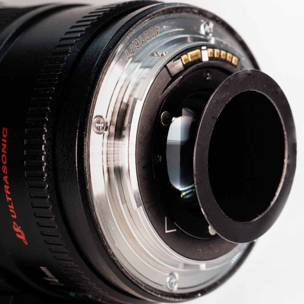 Canon EF Rear Mount (Canon EF 18mm f/2.8L II USM shown)