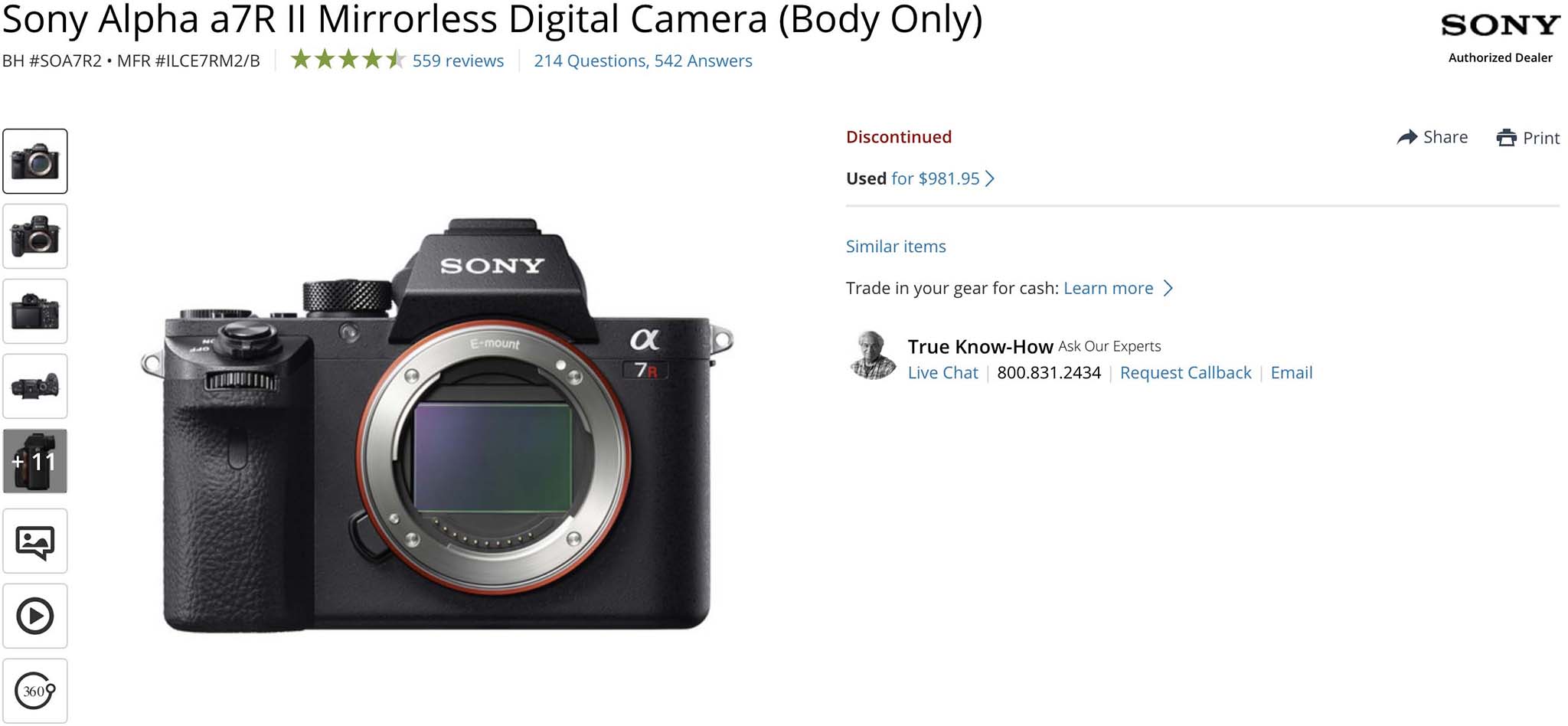 Sony a7RII Discontinued After 6 Years in Production - Sony Addict