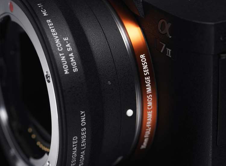 New Sigma Global Vision lens mount converter for Sony E mount cameras