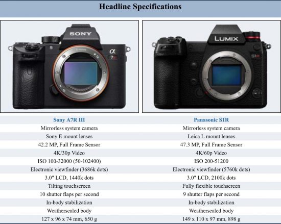 Sony A7iii Sony Dslr 120fps Sony A7III VS A7RIII User Experience