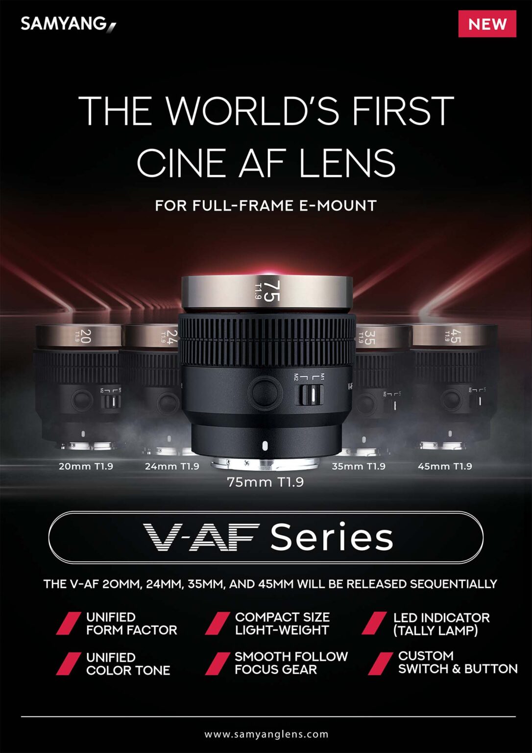 New Samyang VAF Lenses Sony Addict